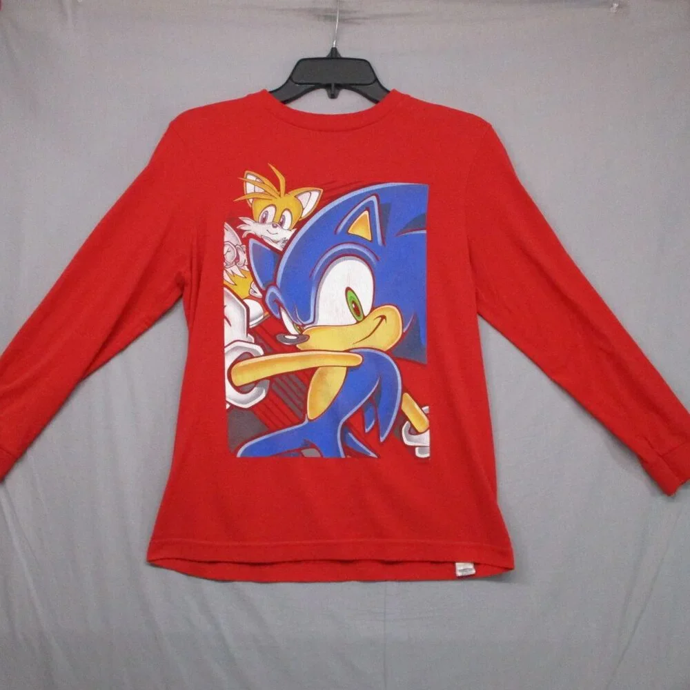 Old Navy Collectable Sonic The Hedge Hog Graphic Print Red Kids Size | L‎